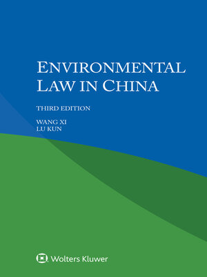 cover image of Environmental law in China